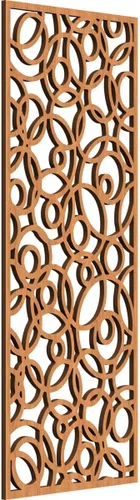 Miniatura 63 de Latrobe Paneles de pared decorativos de madera con calado, 9 3/8 pulgadas de ancho x 24 3/8 pulgadas de alto x 3/8 de alto, roble rojo rojo (Red Oak)