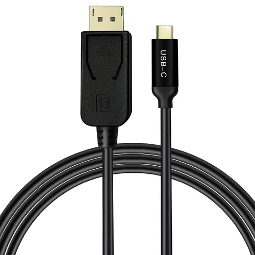 Cable USB C a DisplayPort 1.4, compatible con cable USB C a DP de 8K a 60Hz, 4K a 240Hz USB tipo C a DP (cable Thunderbolt 4 a DisplayPort, cable