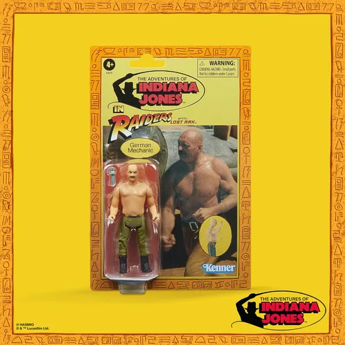 Miniatura 2 de Indiana Jones and The Raiders of The Lost Ark Retro Collection - Figura de acción mecánica alemana, 3.75 pulgadas, juguetes para niños a partir de 4