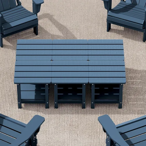 Miniatura 19 de SERWALL Mesa Adirondack de exterior - Mesa auxiliar gris