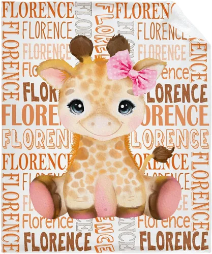 Miniatura 13 de Manta personalizada con nombre de bebé con diseño de mariposa, franela suave, mullida y cálida, manta ligera para sofá, cama, oficina, campamento