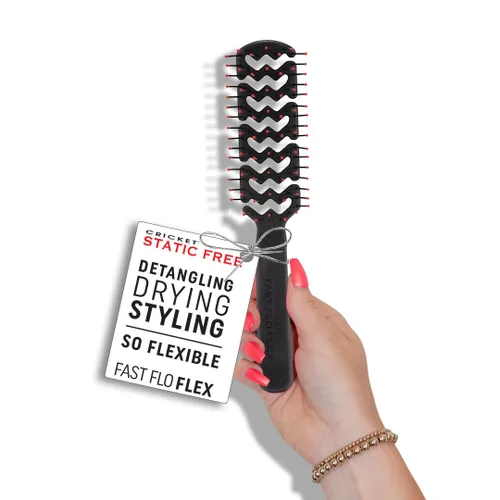 Miniatura 16 de Cricket Cepillo de pelo rápido Flo Vent libre de estática, secado rápido, fácil de peinar y desenredar sin enredos para todo tipo de cabello, largo