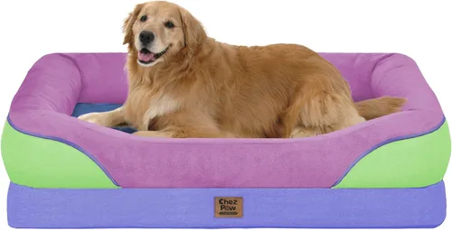 Miniatura 21 de Cama ortopédica grande lavable para perros, sofá XL para perros, cama de cuatro lados para perros, impermeable, antideslizante, para perros de gran