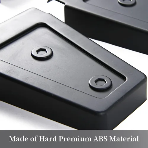 Miniatura 7 de JeCar Cubiertas de Bisagras de Puerta ABS Accesorios Exteriores para Jeep Wrangler JK JKU 2007-2018, Negro