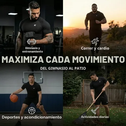 Miniatura 4 de Kewlioo - Camisa de traje de sauna para hombre, chaleco de compresión de sudor que atrapa el calor, faja moldeadora, chaqueta versátil para hacer