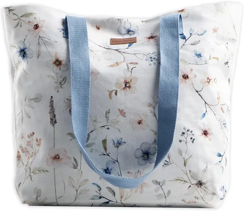 Miniatura 48 de Maison d' Hermine - Bolsa de lona de algodón reutilizable para mujeres, con asa para el hombro, bolsas a granel para compras y viajes