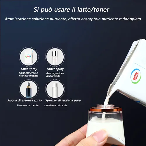 Miniatura 6 de Rociador nano práctico de la niebla con el probador de la humedad del analizador de la piel Atomización facial portátil, vaporizador