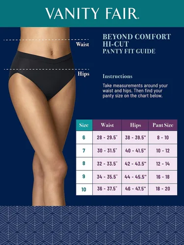 Miniatura 6 de Vanity Fair Bragas de corte alto Beyond Comfort para mujer, PARENT