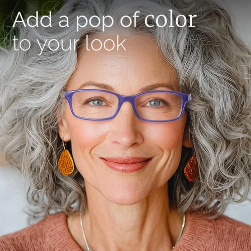Miniatura 4 de Gaoye 2.25 Gafas de lectura para mujer, 6 unidades, anteojos de moda para mujer con bisagra de resorte, gafas de lectura de luz azul * Mezcla