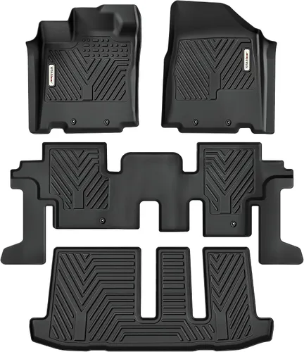 YITAMOTOR Alfombrillas para Nissan Pathfinder 2013-2020, Infiniti QX60 2014-2020, JX35 2013, alfombrilla de goma TPE antideslizante para todo tipo