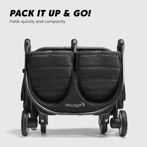 Miniatura 4 de Baby Jogger City Tour 2 Cochecito Doble Compacto y Elegante con Diseño para Gemelos con Características Fáciles de Maniobrar Ideal para Niños