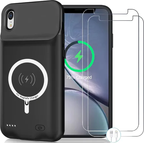 Miniatura 15 de Funda de batería para iPhone 8/7/6S/6/SE 2020/SE 3, 10000mAh Funda protectora de carga portátil recargable compatible con iPhone 8/7/6S/6/SE 2020/SE