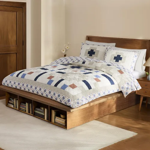Miniatura 9 de Pendleton Juego de edredón individual – Juego de edredón de 2 piezas 100% algodón con funda, ropa de cama suave y ligera para cama
