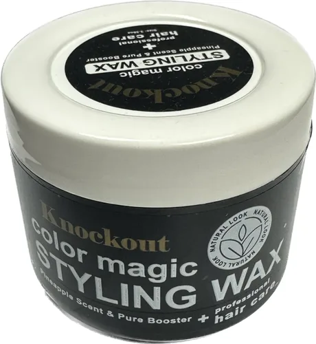 Miniatura 3 de Knockout Color Magic Hair Styling Wax (01 Charcoal)