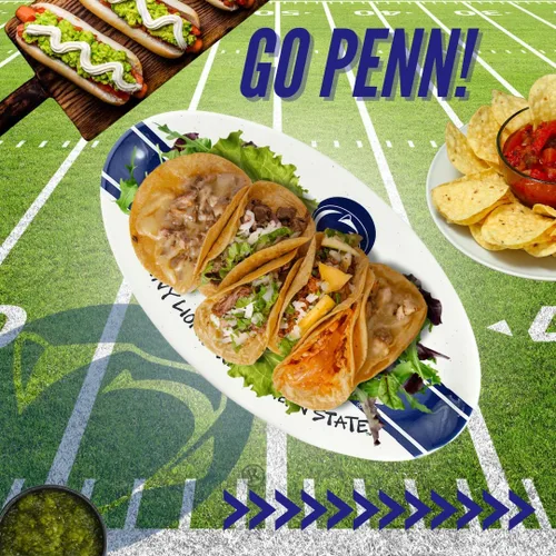 Miniatura 7 de Magnolia Lane Penn State Nittany Lions - Plato ovalado de melamina de alta resistencia de 12 pulgadas para fiesta en estacionamiento, barbacoas