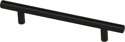 Miniatura 12 de Franklin Brass Paquete de 10 manijas de gabinete negro mate, centro de agujero de 3-3/4 pulgadas, tiradores modernos para cajones, puerta
