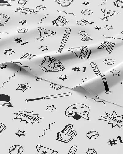 Miniatura 45 de CGK Linens Sábanas tamaño matrimonial, juego de 4 piezas, de zorro, flores, corazón, temática de animales, ultrasuave, transpirable, lavable a