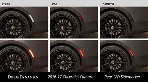 Miniatura 5 de Diode Dynamics Marcadores laterales LED ámbar/rojo compatible con Chevrolet Camaro 2016-2024