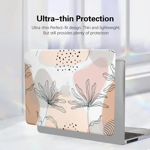 Miniatura 4 de Funut Funda para MacBook Air de 13 pulgadas 2021 2020 2019 2018 lanzamiento M1 A2337 A2179 A1932 con Touch ID, funda rígida de plástico para MacBook
