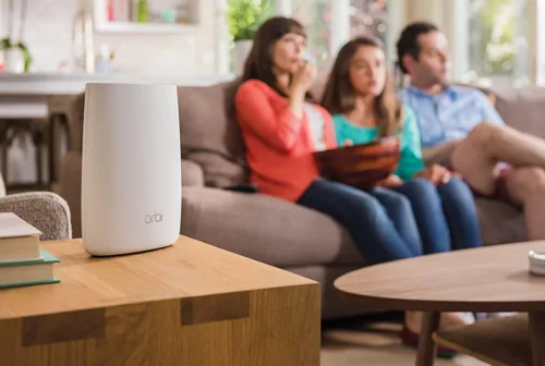 Miniatura 4 de NETGEAR Orbi Router Sistema WiFi de malla para todo el hogar, enrutador WiFi de tres bandas. Hasta 2,500 pies cuadrados de cobertura WiFi, AC3000