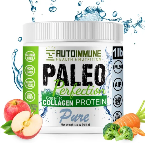Miniatura 23 de Paleo Perfection - Polvo de proteína de colágeno de carne de res alimentada con pasto de chocolate doble sin estevia - Paleo, Keto, SCD, AIP
