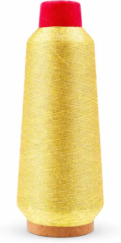 Miniatura 14 de Mandala Crafts Juego de hilo de bordado dorado antiguo metálico – 3281 yardas de hilo dorado antiguo para máquina de coser a mano, aguja de punto