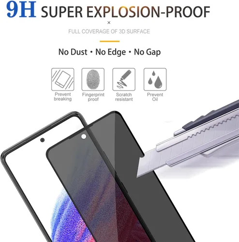 Miniatura 5 de Protector de pantalla de privacidad 2+2 2 + 2 transparentes para Samsung Galaxy S20 FE/ A53 5G/ A51 5G/ A52 4G/ A52 5G / A52s