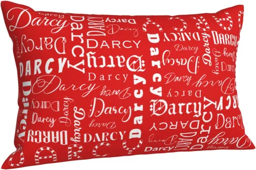Miniatura 3 de Funda de almohada con nombre personalizado para cama, sofá, 14 x 20 pulgadas, funda de almohada con texto para mamá, niños, amantes, fundas de cojín