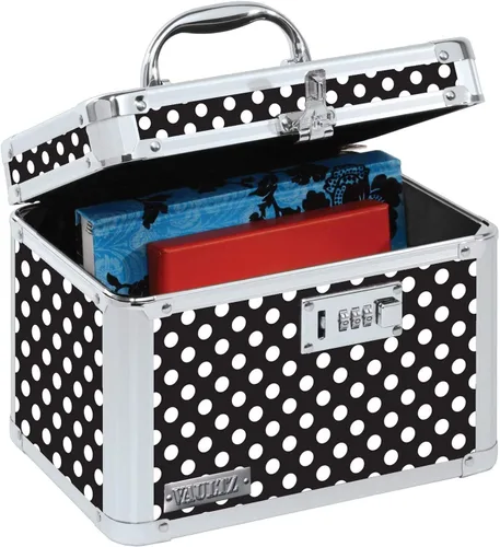 Miniatura 17 de Vaultz Cajas de seguridad seguras – Caja de seguridad segura con combinación, almacenamiento para documentos, objetos de valor, medicamentos