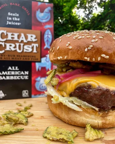 Miniatura 6 de Condimentos Char Crust para Barbacoa All American Condimentos todo en uno Perfectos para Costillas, Pollo, Cerdo, Hamburguesas, Alas Costra