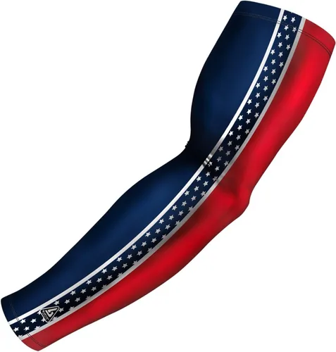 Miniatura 48 de B-Driven Sports Sleeve Pro-Fit - Manga Patriótica - Estados Unidos, Cuba, México, Israel, Canadá, Venezuela, Rep. Dominicana - Individual Bandera