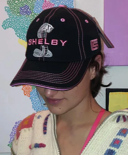 Miniatura 4 de Shelby Super Snake Black con gorro rosa para mujer Producto oficial Shelby Ajustable, talla única, Rosado