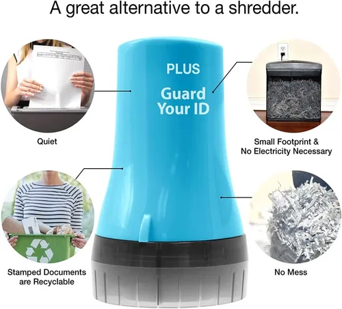 Miniatura 3 de Guard Your ID Wide Advanced Roller 2.0 - Sello de seguridad para prevención de robo de identidad, color turquesa