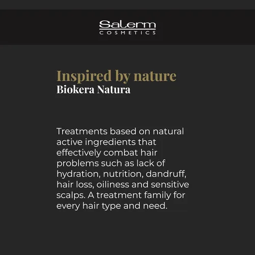 Miniatura 5 de SALERM - Tratamiento Capilar Graso - Tratamiento Intensivo de Grasa Biokera Natura - 6 x 0.3 fl oz - Loción Intensiva para Cabello Graso