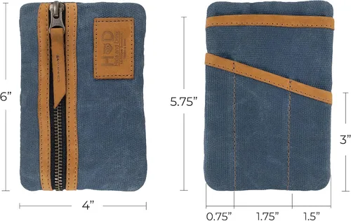 Miniatura 6 de Hide & Drink, Estuche de bolsillo multiherramientas, Bolsa compacta multiusos con cremallera para artículos de diario (EDC), Mini estuche