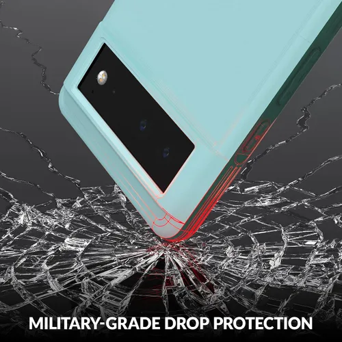 Miniatura 4 de Crave Protector delgado para Google Pixel 6, funda a prueba de golpes para Google Pixel 6 - Aqua