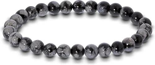 Miniatura 579 de Gem Avenue Handmade Round Bead Stretch Bracelet Unisex Natural Stone Beaded Jewelry for Men & Women, Elastic Wristband for Daily Wear