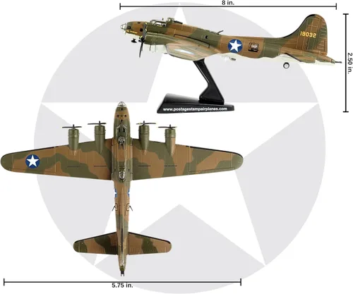 Miniatura 3 de Daron Postage Stamp B17E Flying Fortress 1/155 My Gal Sal