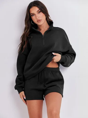 Miniatura 3 de ANRABESS Conjunto de dos piezas para mujer, conjunto de manga larga para gimnasio, ropa de moda de otoño 2024