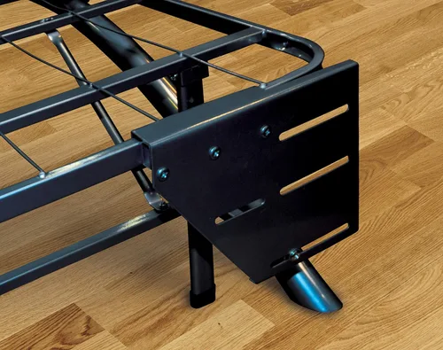 Miniatura 4 de Boyd Sleep Accesorio de marco de cama con plataforma elevada: soportes de cabecero/estribo, negro, juego de 2, talla única (BBSMBRACK)