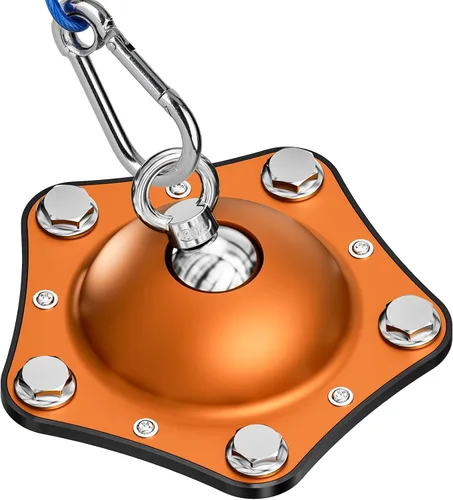 Miniatura 9 de Cable de amarre para perros y estaca para acampar al aire libre, anclaje giratorio de 360°, con cable resistente de 20 pies, el corredor de perro
