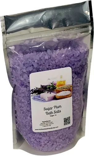 Miniatura 36 de Sales de baño Bolsa de 1 libra (16 oz.) Elige tu aroma Sal de Epsom Sal marina Baño Cuidado del cuerpo Belleza Relajación Spa