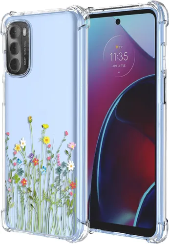 Miniatura 28 de Funda para Moto G Stylus 2021 4G Clear Flower Funda de teléfono TPU suave a prueba de golpes, antiarañazos, funda protectora para Motorola G Stylus