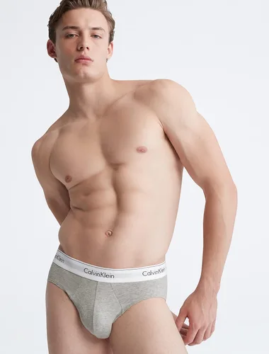 Miniatura 4 de Calvin Klein Calzoncillos modernos de algodón elástico para hombre, paquete de 3