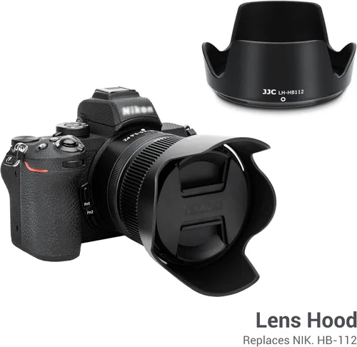 Miniatura 3 de Parasol para lente Nikon NIKKOR Z DX 0.472-1.102 in F3.5-5.6 PZ VR, pantalla reversible para lente Nikon HB-112, compatible con filtros de 2.638 in