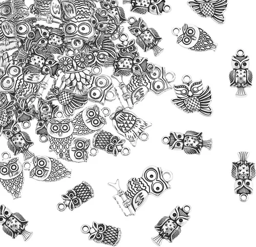 Miniatura 9 de PH PandaHall 180 dijes de concha de pez, 9 estilos de dijes de océano con 50 anillos de salto, colgante de estrella de mar, conchas marinas, peces 9