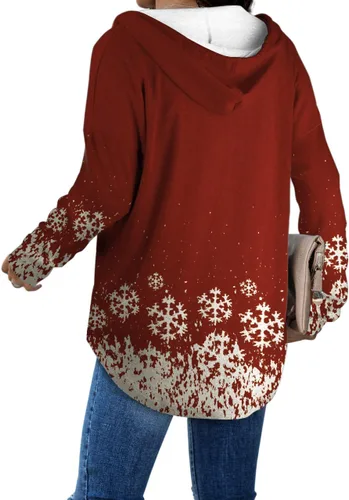 Miniatura 4 de Sudaderas con capucha de moda de otoño para mujer, sudaderas largas de manga larga, tendencia ahora 2023