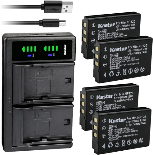 Miniatura 7 de Kastar Cargador de batería USB LTD2 compatible con batería EXFO XW-EX003, AXS-100, AXS-110, AXS-110 OTDR, FIP-400-D, FLS-600, FPM-600, FVA-600