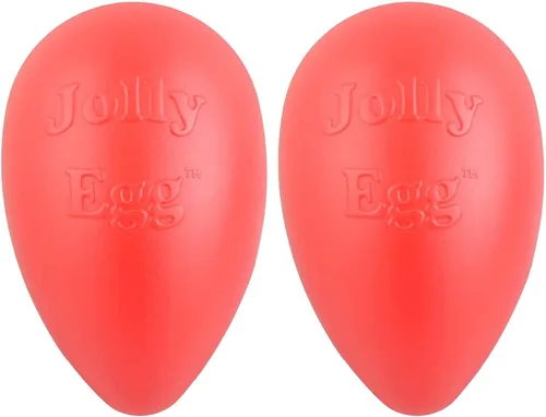 Miniatura 5 de Jolly Pets Jolly Egg - Juguete masticable de plástico para perros, 8 pulgadas, color morado