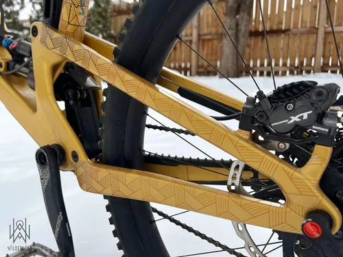 Miniatura 6 de Cinta de Protección para Marco de Bicicleta - Envoltura de Vinilo Transparente de Alto Impacto Incluye Herramienta (4"x72") Protector de Marco